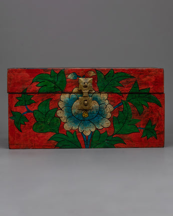 Buddhist Wooden Jewelery  Box