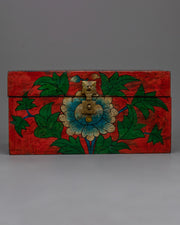 Buddhist Wooden Jewelery  Box