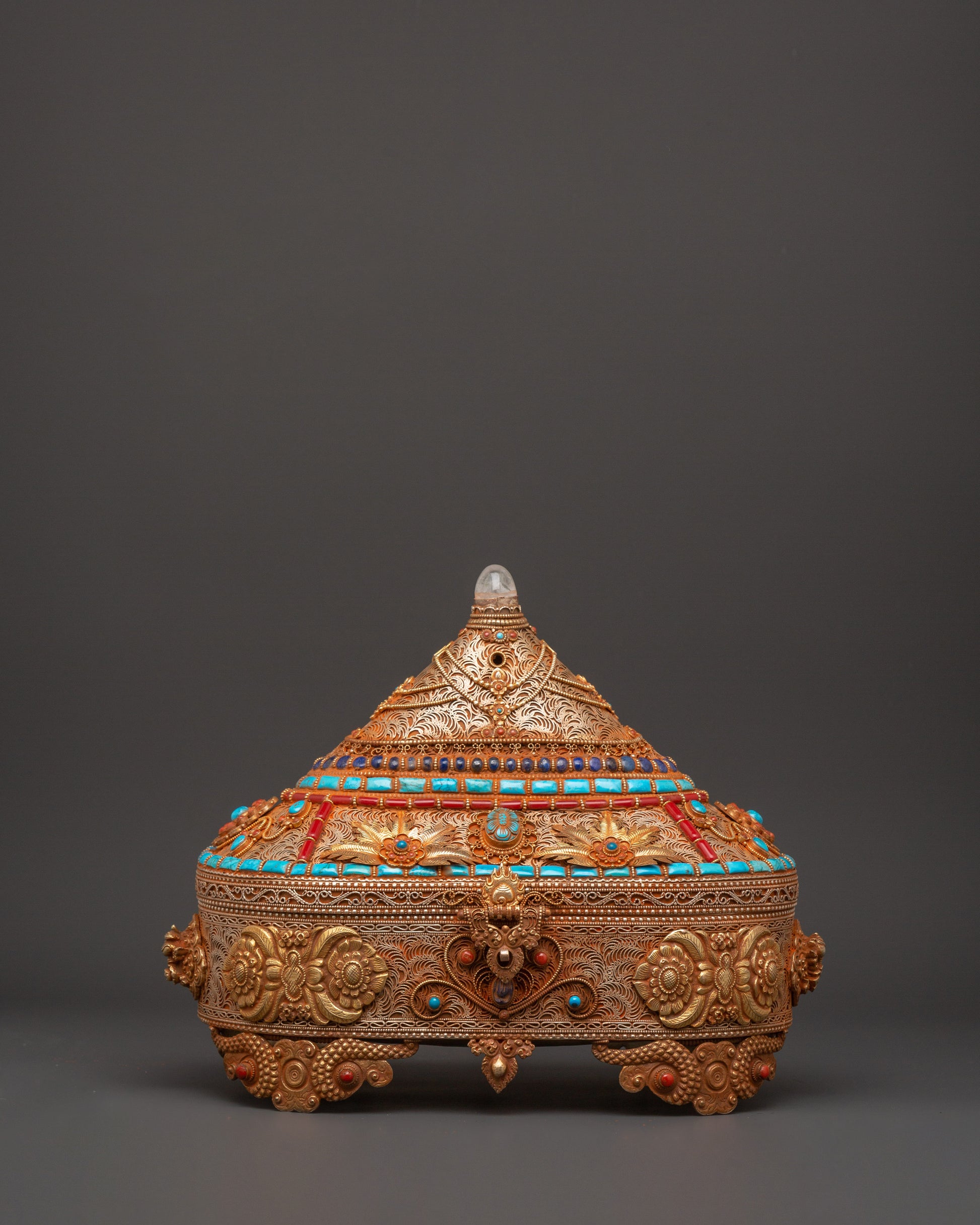 Copper & Gold-Plated Treasure Box