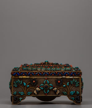 Decorative Treasure Box | Authentic Handcrafted Chest for Storing Jewelry