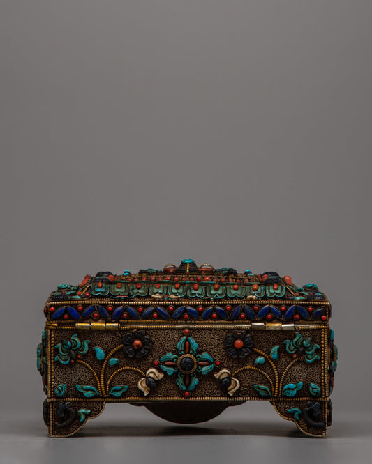 Decorative Treasure Box | Authentic Handcrafted Chest for Storing Jewelry