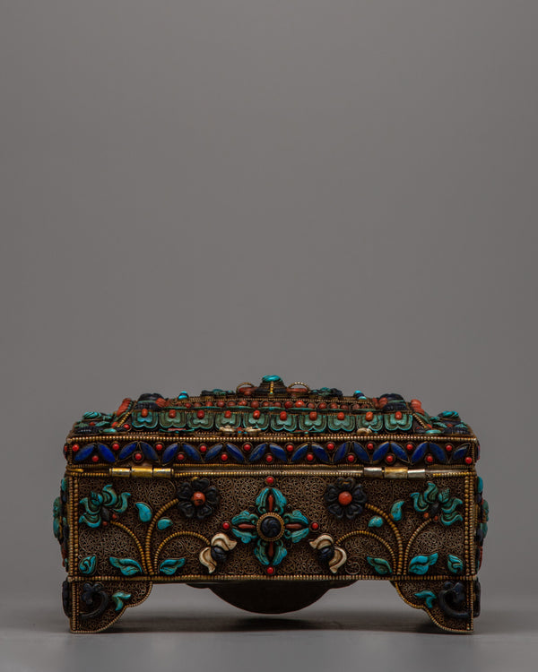 Decorative Treasure Box | Authentic Handcrafted Chest for Storing Jewelry