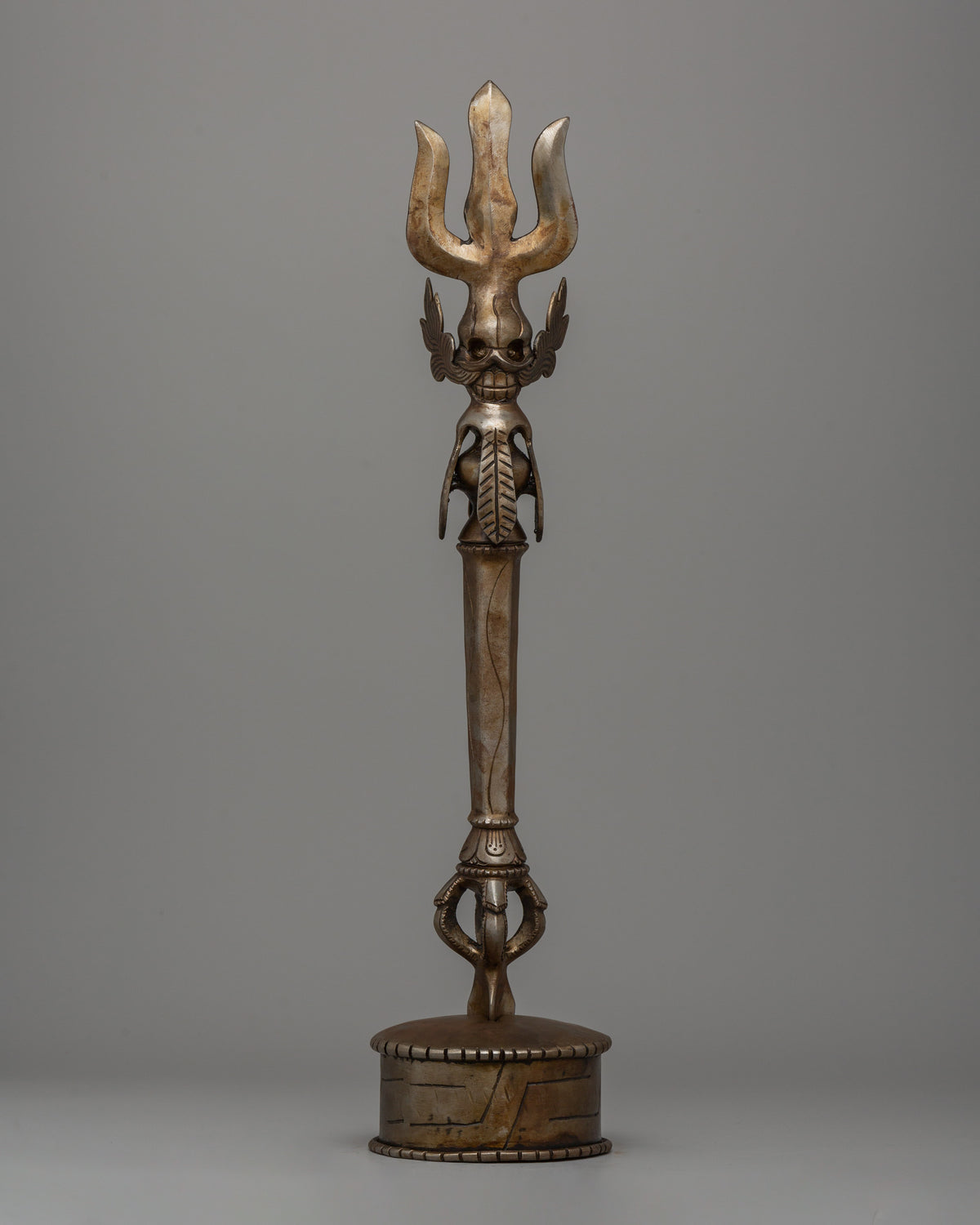 handcrafted iron Trishul