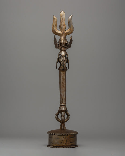 handcrafted iron Trishul 