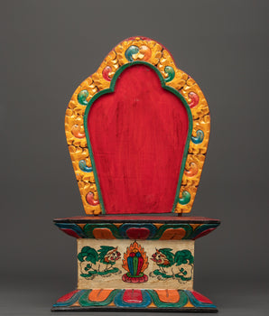 Tibetan Wooden Throne