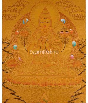 Tsongkhapa Tibetan Thangka