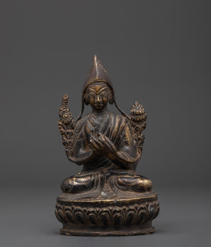 Buddhist Revered Philosopher Tshongkhapa Statue