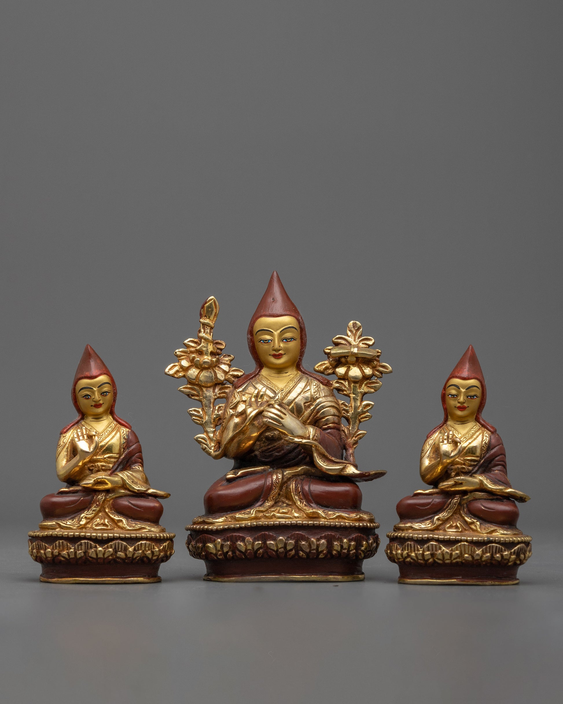 Je Tsongkhapa Statue Set