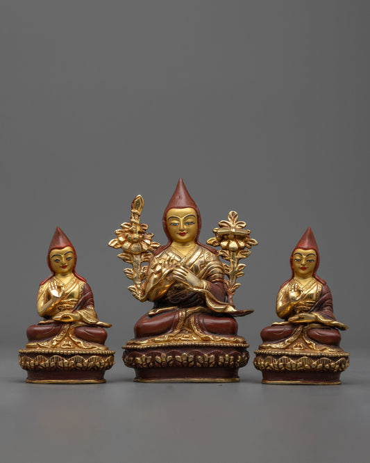 Je Tsongkhapa Statue Set