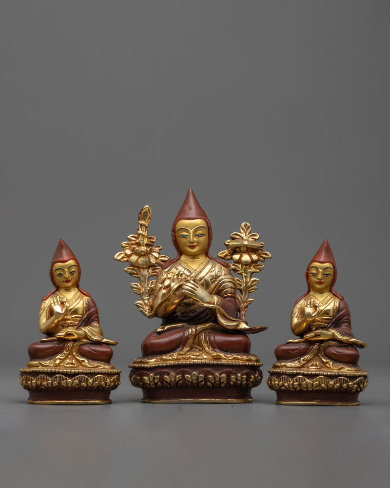 Je Tsongkhapa Statue Set