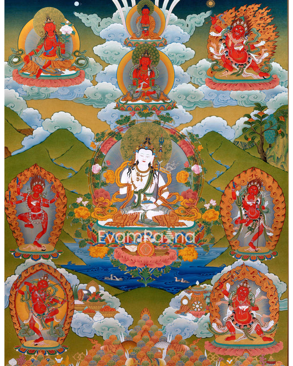 Mipham Wangdu Thangka Print