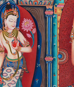High-Quality Print Of Buddha Vairocana | Transcendent Buddha Of Vajrayana Buddhism