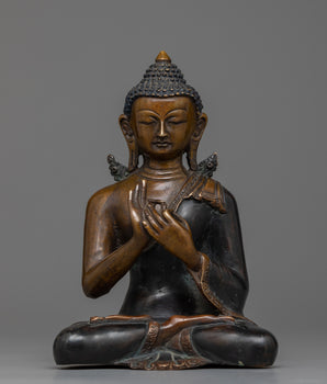 Copper Vairocana Buddha Statue 