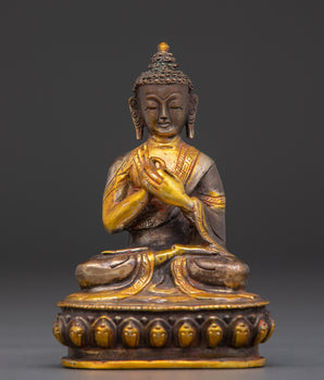 Copper Vairocana Statue