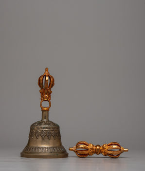 Tibetan Buddhist Ritual Items Vajra and Bell