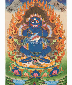 Hand Painted Wrathful Dharmapala