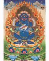 Hand Painted Wrathful Dharmapala