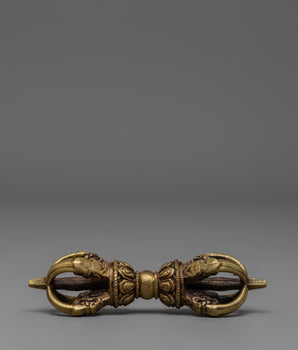 Vajra for Ritual Practice | Handcrafted Tibetan Brass Dorje