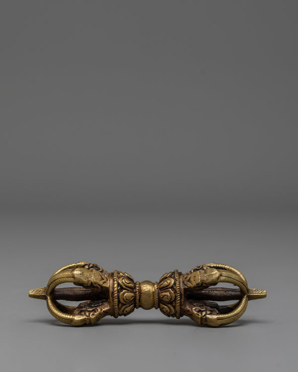 Vajra for Ritual Practice | Handcrafted Tibetan Brass Dorje