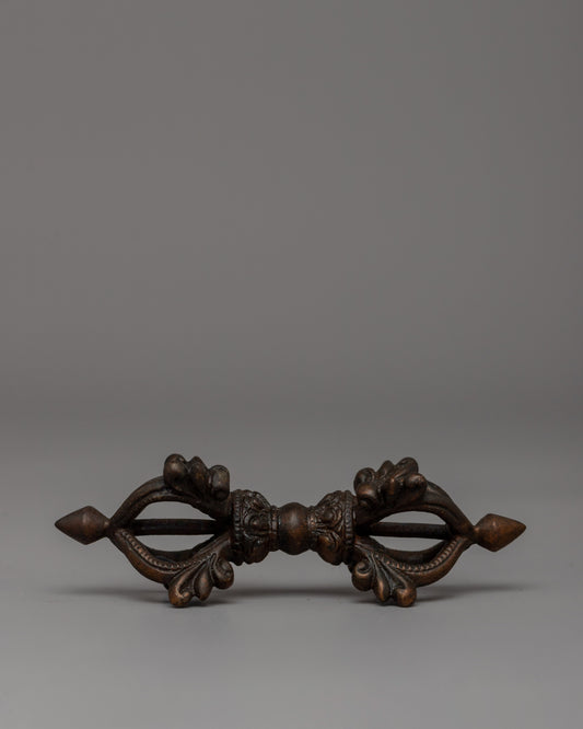 Ritual Tool Oxidized Copper Vajra