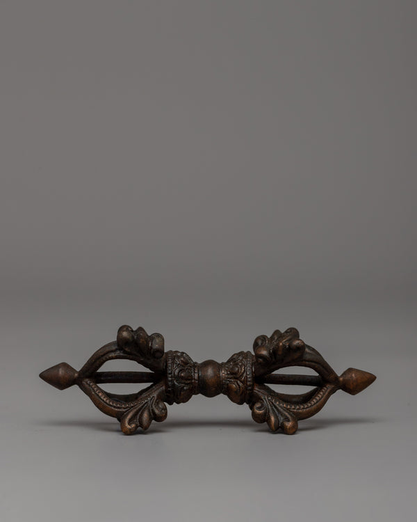 Ritual Tool Oxidized Copper Vajra