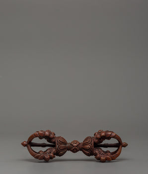 Handcrafted Oxidized Copper Vajra 