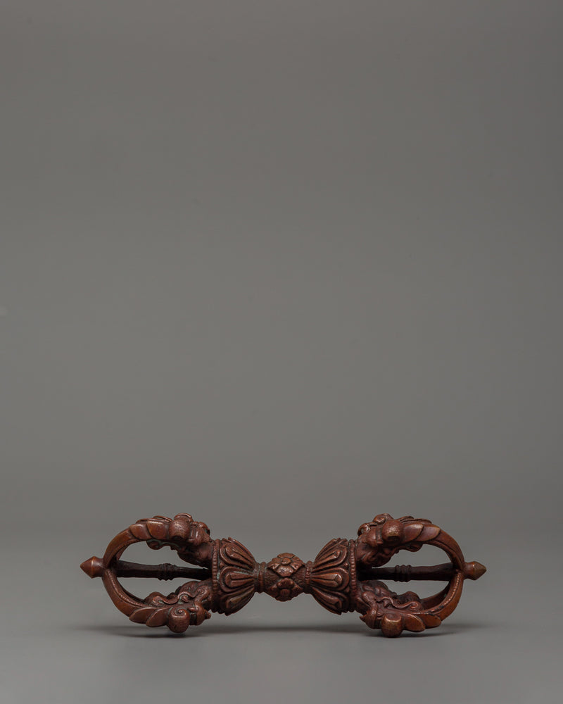 Handcrafted Oxidized Copper Vajra 