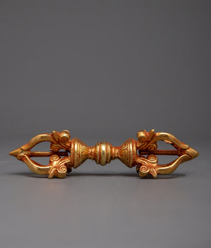 Gold-Plated Copper Vajra
