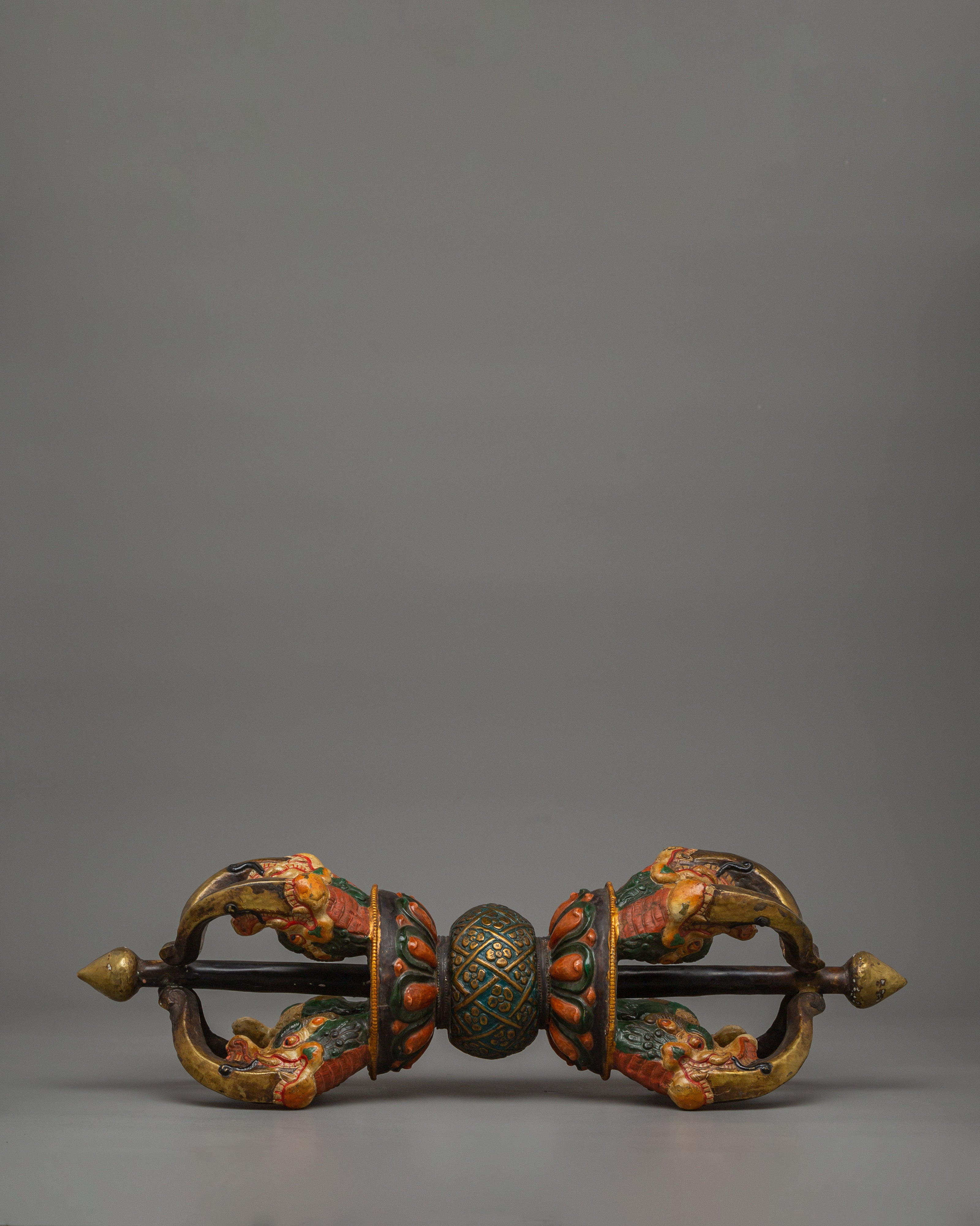 Vajra Ritual Tibetan Vajra Dorje Ritual Tool | Sacred Tibetan Buddhist Symbol of En ...