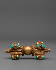 Gold Plated Vajra for Ritual Ceremonies