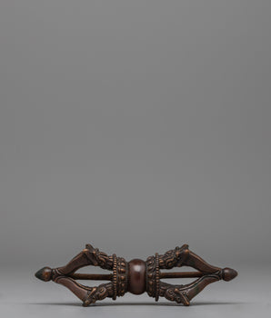 Oxidized Copper Vajra Dorje 