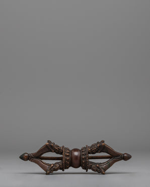 Oxidized Copper Vajra Dorje