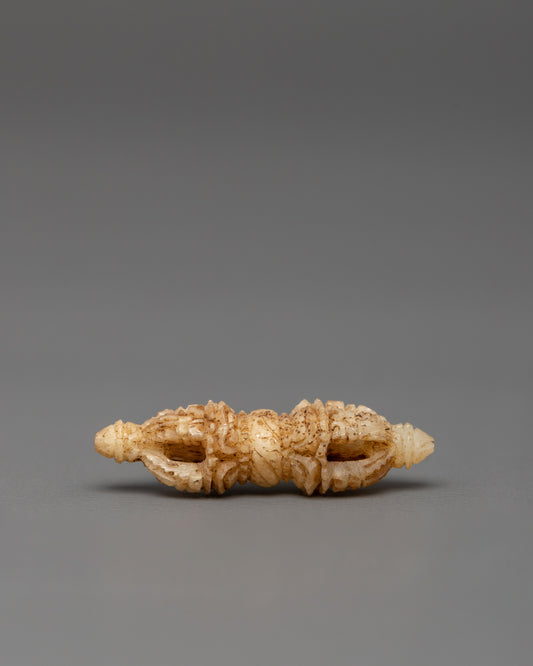 Hand-carved Buffalo Bone Vajra