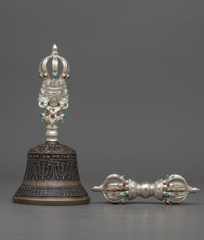 Sacred Copper Vajra and Bell Set 