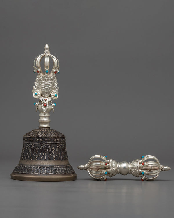Sacred Copper Vajra and Bell Set 