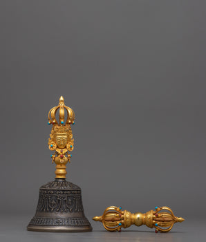 24k Gold Plated Vajra & Bell