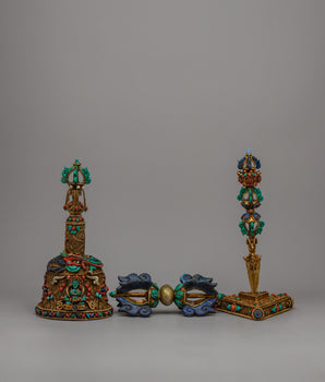 Vajra, Bell and Phurba Set
