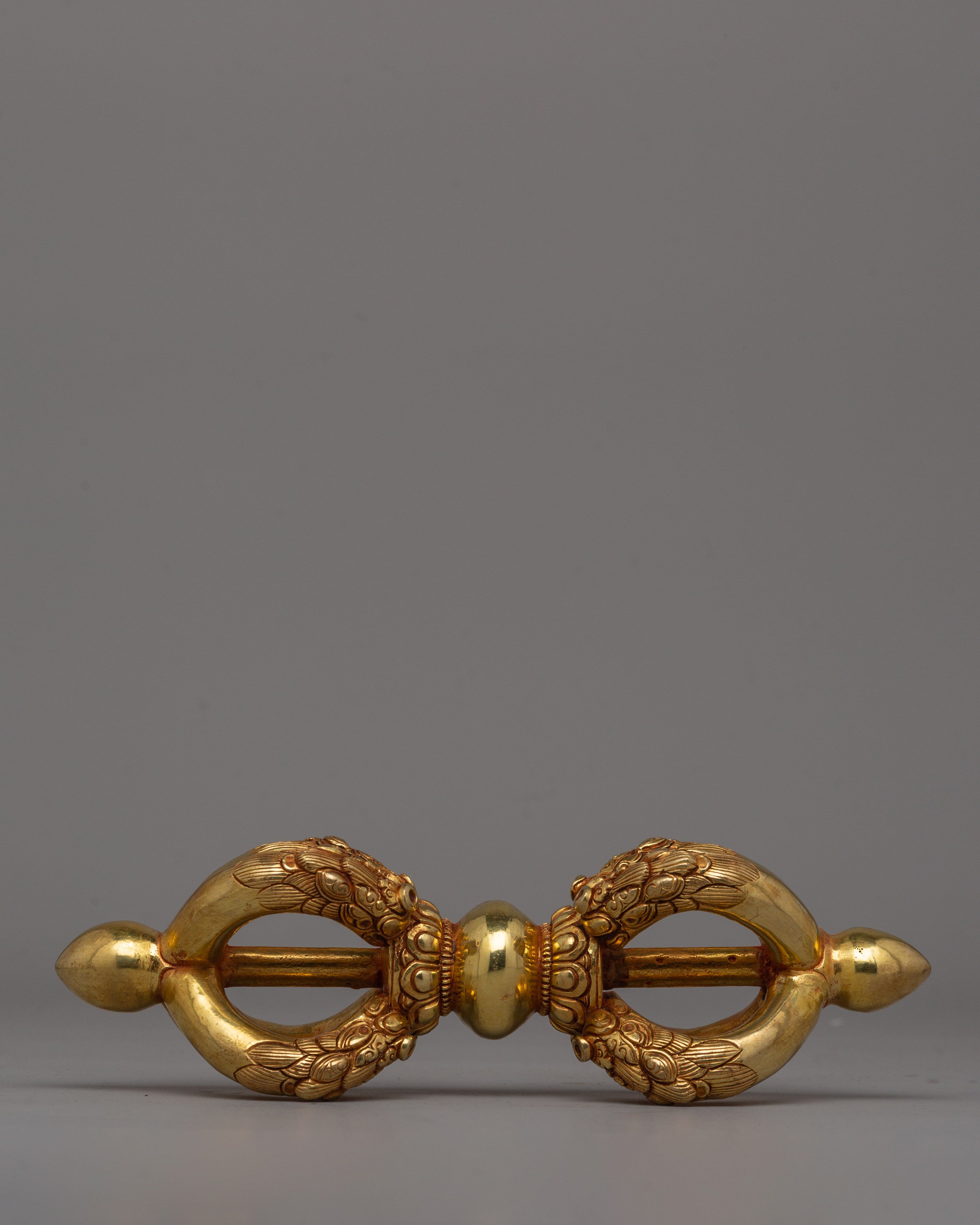 Vajra Ritual Gold-Plated Vajra Ritual Tool | A Sacred Buddhist Ritual Artifact ...