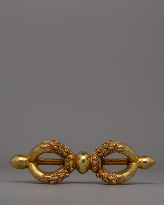 Gold-Plated Vajra Ritual Tool