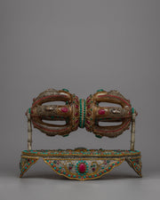 Crystal Vajra with Stand 