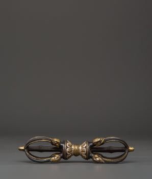 Silver Inlaid Tibetan Vajra