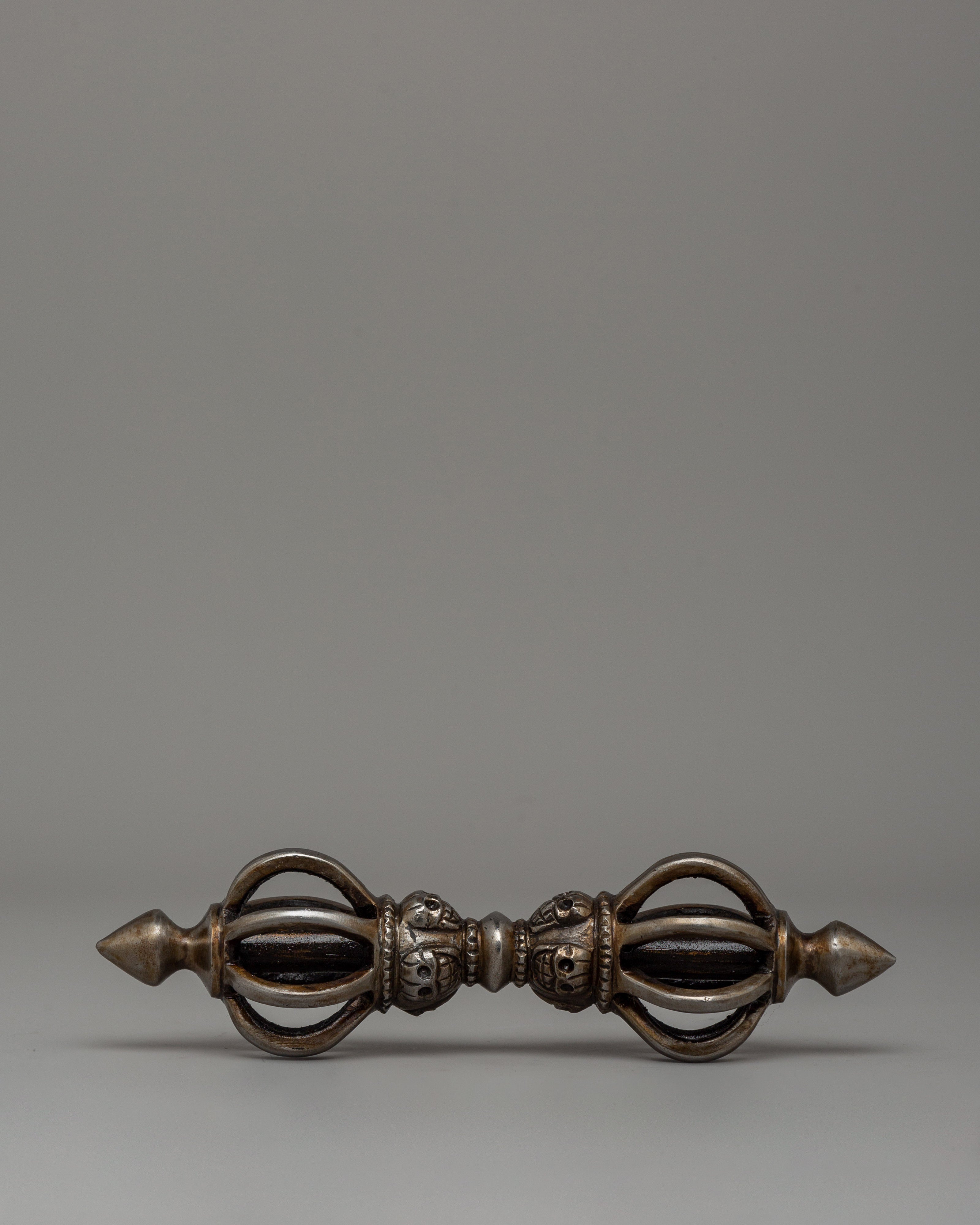Vajra Ritual Handcrafted Iron Body Vajra | Tibetan Ritual Tool for Meditation ...