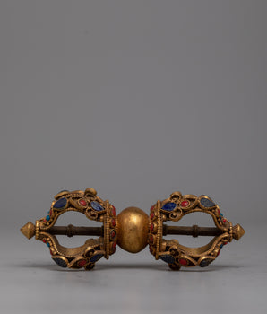 Copper Vajra with 24K Gold Plating
