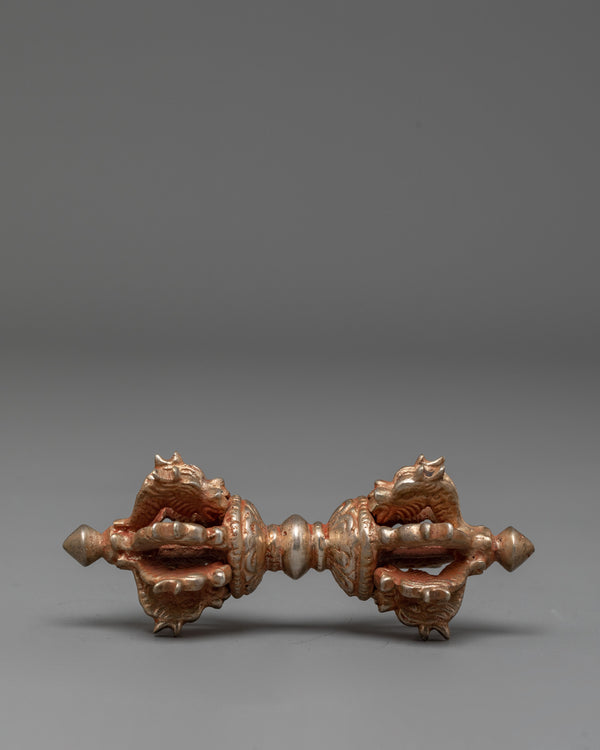 Traditional Ritual Item Vajra | Tibetan Buddhist Copper Dorje Thunderbolt Tool