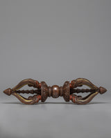 Buddhist Oxidized Copper Vajra