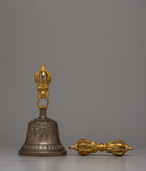 Tibet Ritual Items Vajra and Bell Set