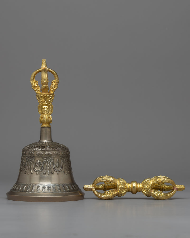 Buddhist Vajra and Bell Set