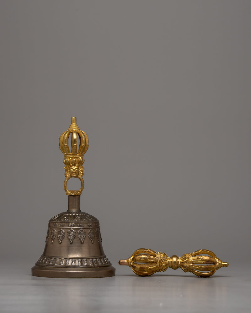 Tibet Ritual Items Vajra and Bell Set