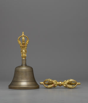 Tibetan Sacred Vajra and Bell Set