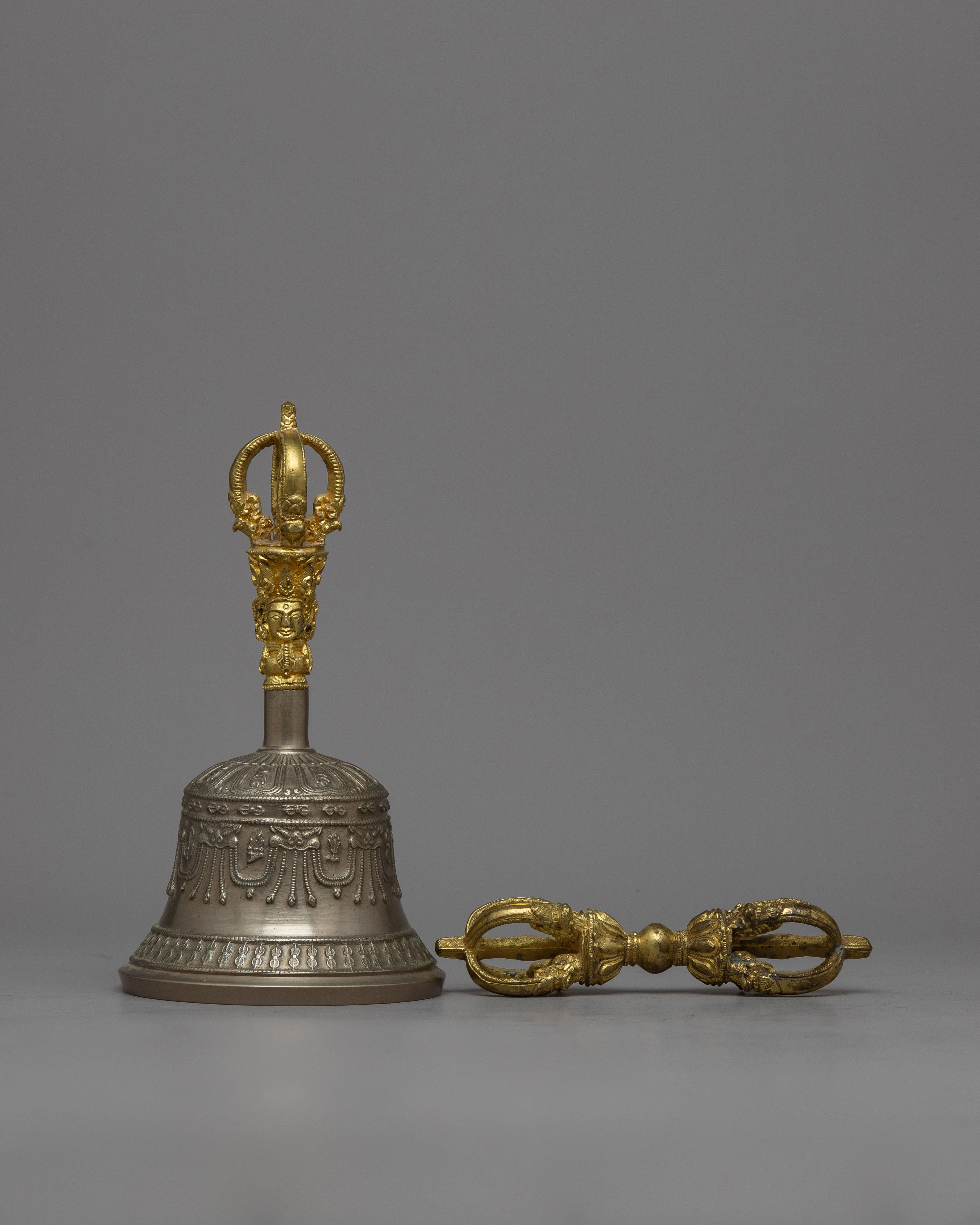 Bronze Vajra and Bell Set | Sacred Instruments for Meditation & Ritual ...